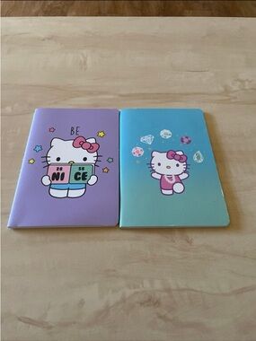 Hello Kitty Lavender & Teal Twin Notebook Duo